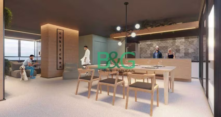 Studio com 1 dormitório à venda, 23 m² por r$ 421.860,37 - santo amaro - são paulo/sp