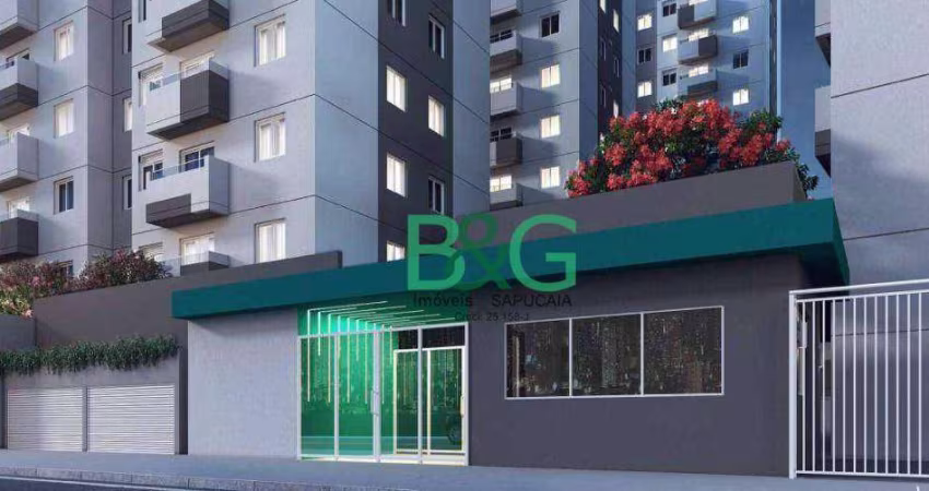 Apartamento com 2 dormitórios à venda, 42 m² por R$ 343.401,36 - Jabaquara - Santos/SP