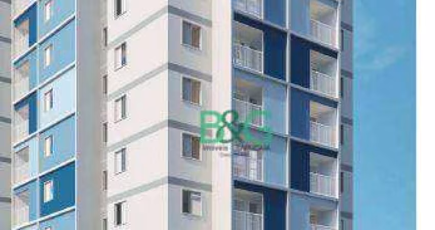 Apartamento com 2 dormitórios à venda, 40 m² por R$ 420.077,35 - Vila Firmiano Pinto - São Paulo/SP
