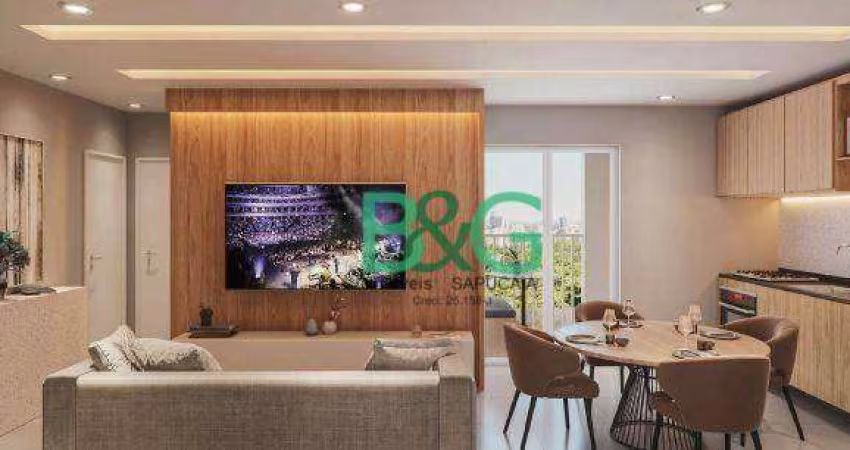 Apartamento com 2 dormitórios à venda, 40 m² por R$ 412.117,94 - Vila Firmiano Pinto - São Paulo/SP