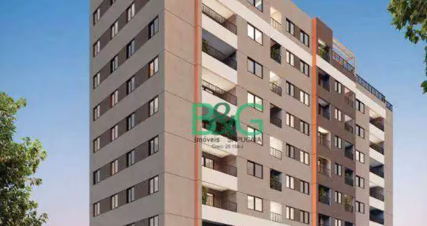 Apartamento com 2 dormitórios à venda, 48 m² por r$ 389.778,40 - tatuapé - são paulo/sp