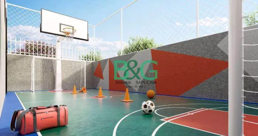 Apartamento com 2 dormitórios à venda, 48 m² por r$ 393.325,39 - tatuapé - são paulo/sp