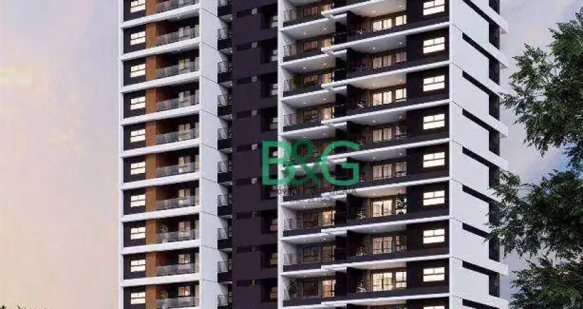 Studio com 1 dormitório à venda, 24 m² por r$ 394.202,84 - moema - são paulo/sp