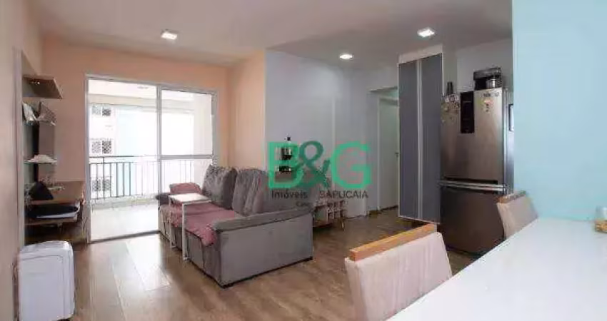 Apartamento com 3 dormitórios à venda, 75 m² por r$ 884.000 - jardim flor da montanha - guarulhos/sp