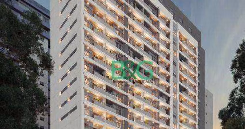Apartamento com 2 dormitórios à venda, 39 m² por R$ 416.302,20 - Santo Amaro - São Paulo/SP