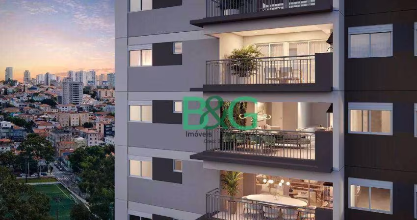 Apartamento com 4 dormitórios à venda, 129 m² por R$ 1.669.173,66 - Jardim São Paulo - São Paulo/SP