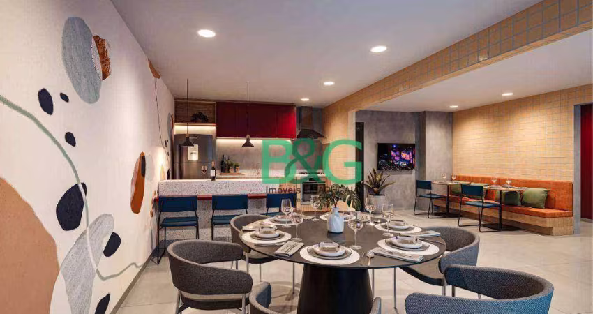 Studio com 1 dormitório à venda, 38 m² por R$ 300.725,69 - Campos Elíseos - São Paulo/SP