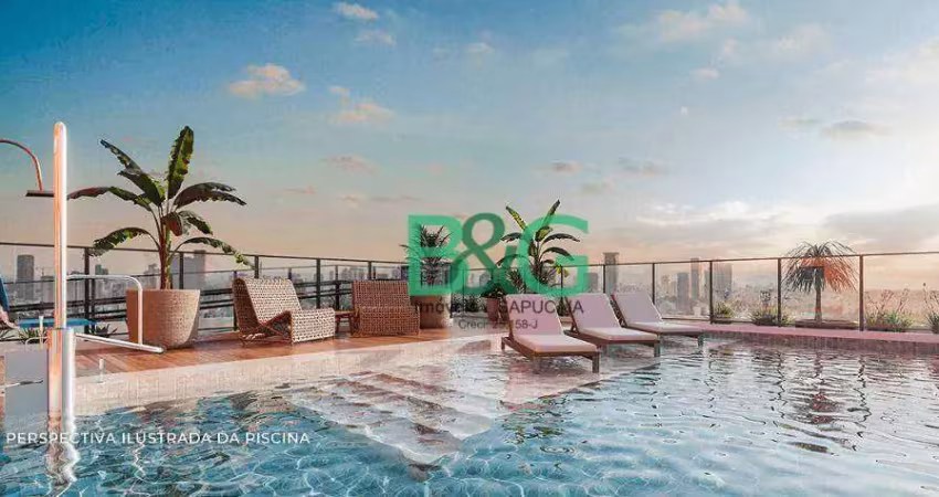Studio com 1 dormitório à venda, 33 m² por r$ 310.370,02 - liberdade - são paulo/sp