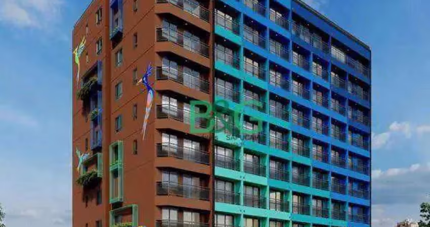 Apartamento com 2 dormitórios à venda, 36 m² por r$ 462.674,66 - vila clementino - são paulo/sp