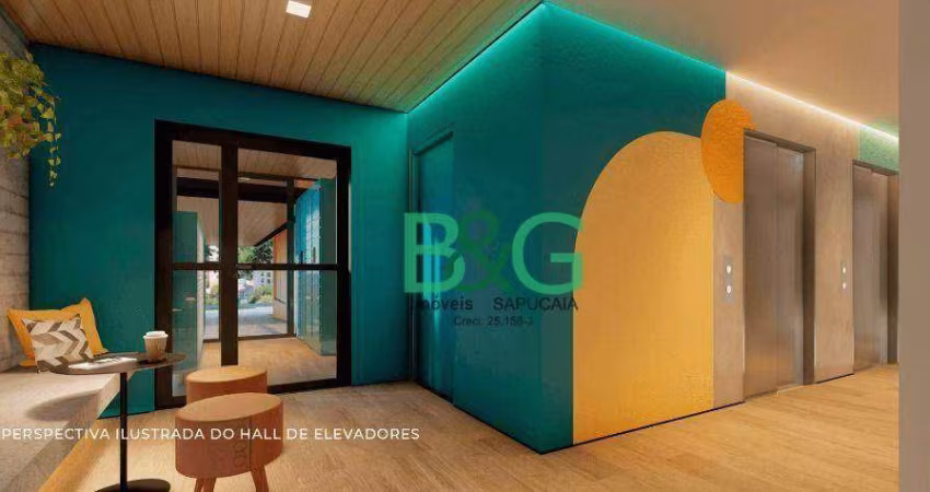 Studio com 1 dormitório à venda, 34 m² por R$ 338.708,06 - Campo Belo - São Paulo/SP