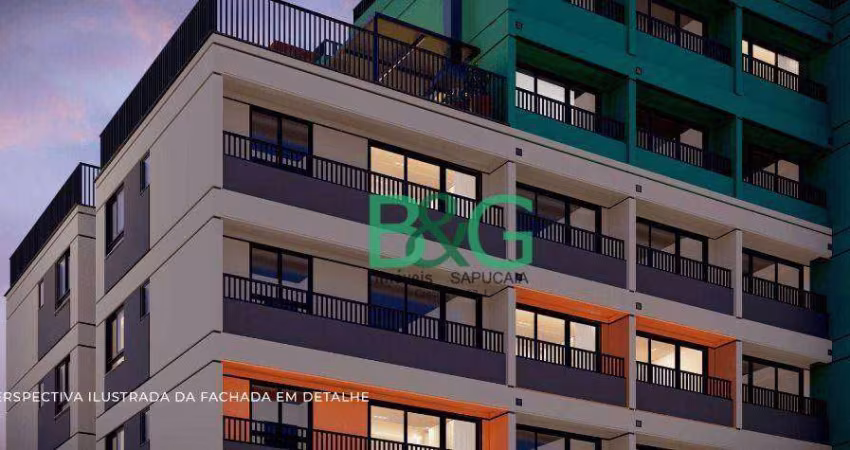 Studio com 1 dormitório à venda, 24 m² por R$ 333.749,81 - Campo Belo - São Paulo/SP