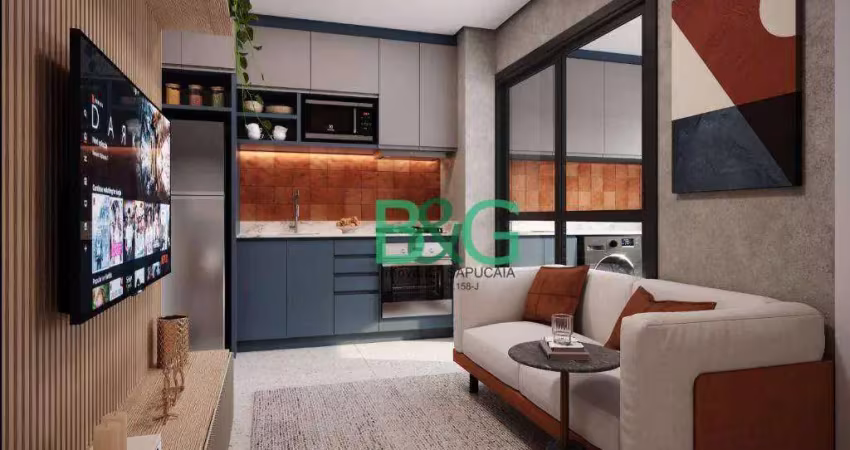 Apartamento garden com 2 dormitórios à venda, 47 m² por r$ 382.267,23 - jardim oriental - são paulo/sp