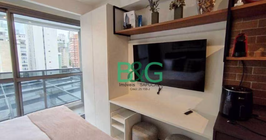 Studio com 1 dormitório para alugar, 22 m² por R$ 4.531,96/mês - Jardim Paulista - São Paulo/SP