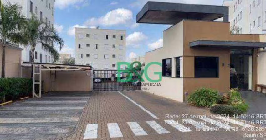 Apartamento com 2 dormitórios à venda, 46 m² por R$ 108.080,77 - Jardim Terra Branca - Bauru/SP