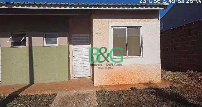 Casa com 2 dormitórios à venda, 43 m² por R$ 112.671,32 - Jardim Itamaraty - Ourinhos/SP