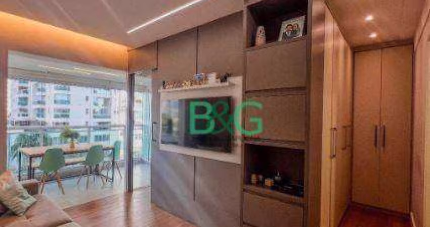 Apartamento com 1 dormitório à venda, 49 m² por R$ 949.000,00 - Campo Belo - São Paulo/SP
