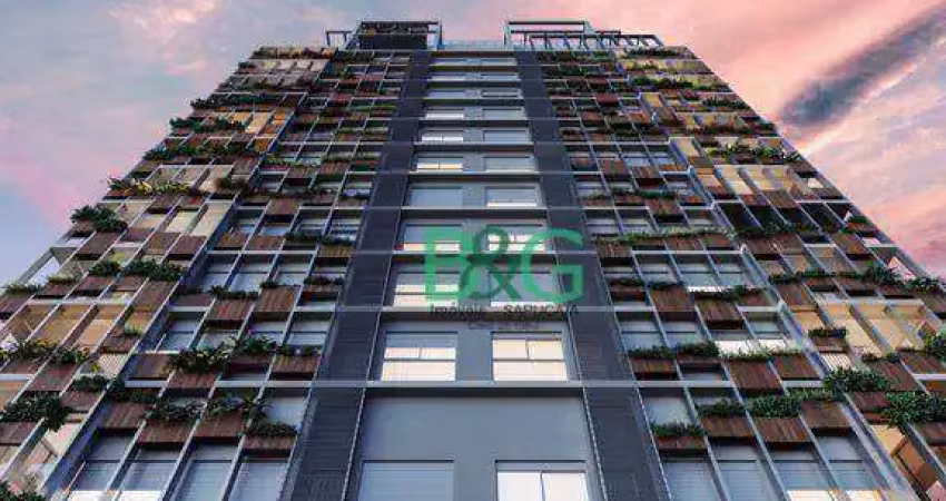 Studio com 1 dormitório à venda, 35 m² por r$ 532.317,45 - vila madalena - são paulo/sp