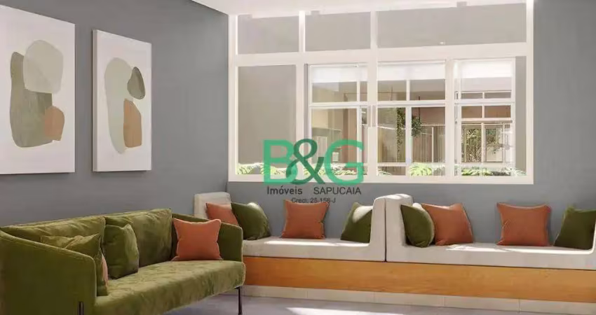 Studio com 1 dormitório à venda, 25 m² por r$ 302.640,00 - tatuapé - são paulo/sp