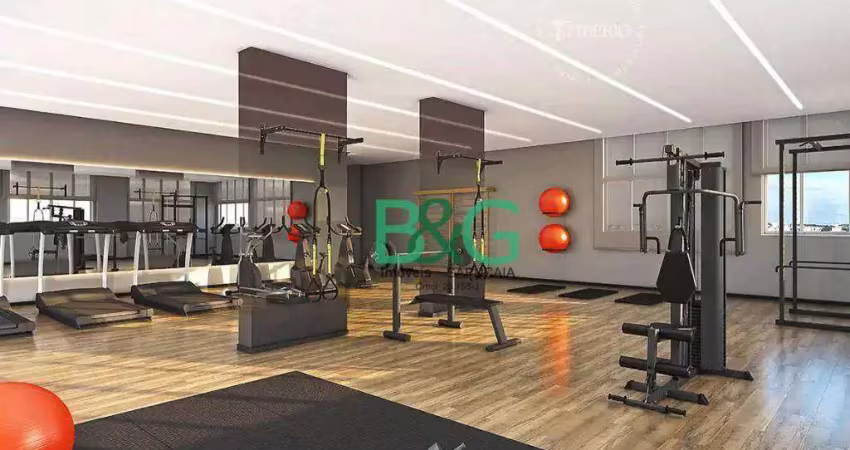 Studio com 1 dormitório à venda, 26 m² por r$ 319.130,00 - belenzinho - são paulo/sp