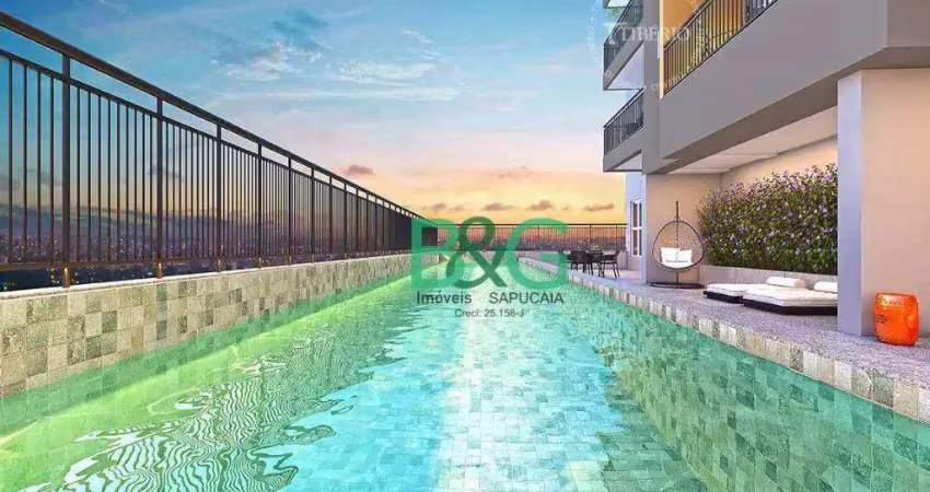 Apartamento com 2 dormitórios à venda, 44 m² por r$ 504.400,00 - belenzinho - são paulo/sp