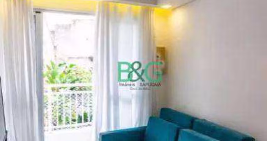 Apartamento com 1 dormitório à venda, 33 m² por R$ 344.000,00 - Brás - São Paulo/SP