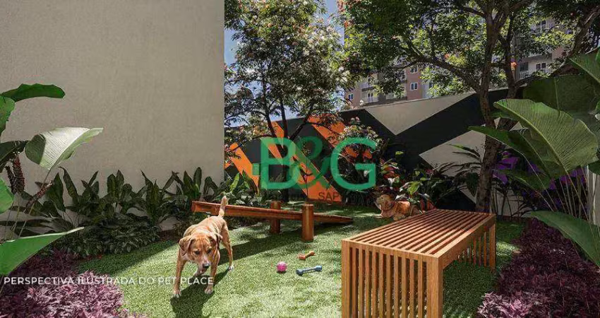 Apartamento com 1 dormitório à venda, 29 m² por r$ 289.379,06 - jabaquara - são paulo/sp