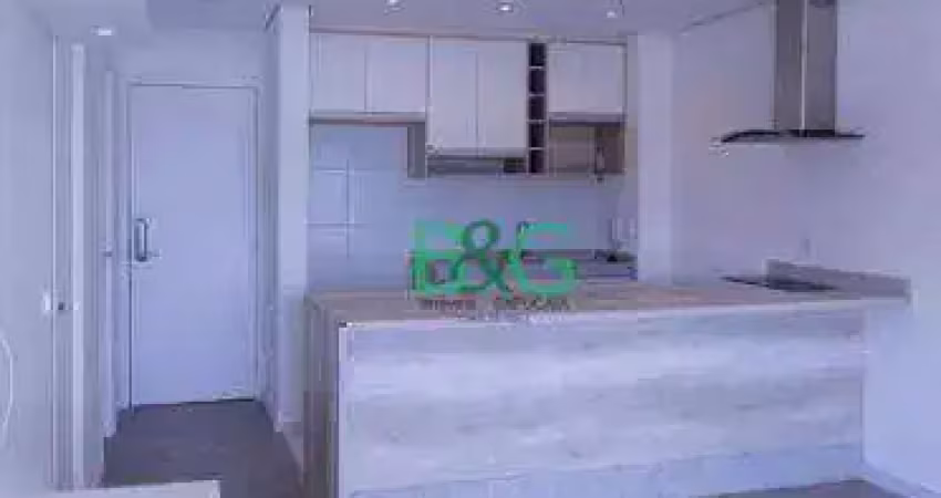 Apartamento com 1 dormitório à venda, 50 m² por r$ 649.000,00 - barra funda - são paulo/sp