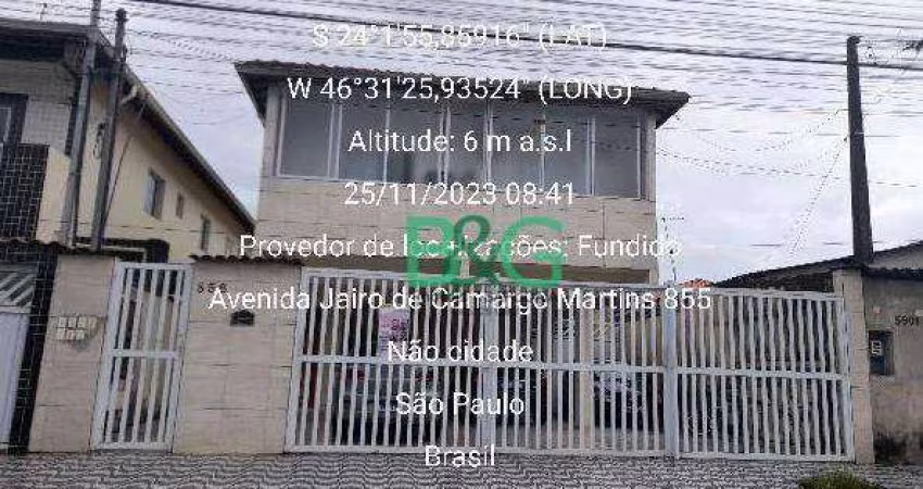 Casa com 2 dormitórios à venda, 45 m² por R$ 153.076,13 - Jardim Imperador IV - Praia Grande/SP