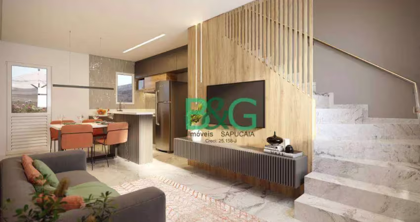 Casa com 2 dormitórios à venda, 68 m² por r$ 356.933,36 - jardim santa inês - suzano/sp
