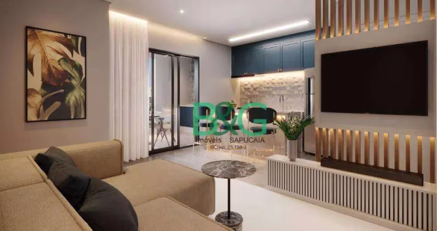 Studio com 1 dormitório à venda, 28 m² por r$ 222.868,06 - vila pereira cerca - são paulo/sp