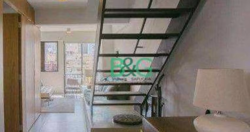 Apartamento Duplex com 1 dormitório à venda, 80 m² por R$ 1.189.000,00 - Jardim Paulista - São Paulo/SP