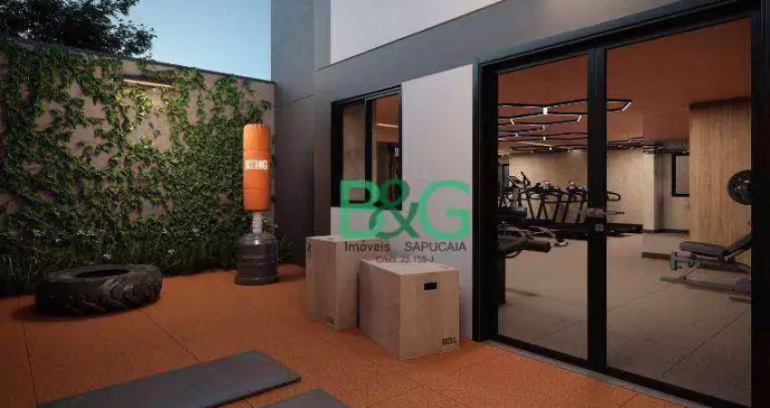Apartamento com 1 dormitório à venda, 37 m² por r$ 309.079,10 - jardim oriental - são paulo/sp