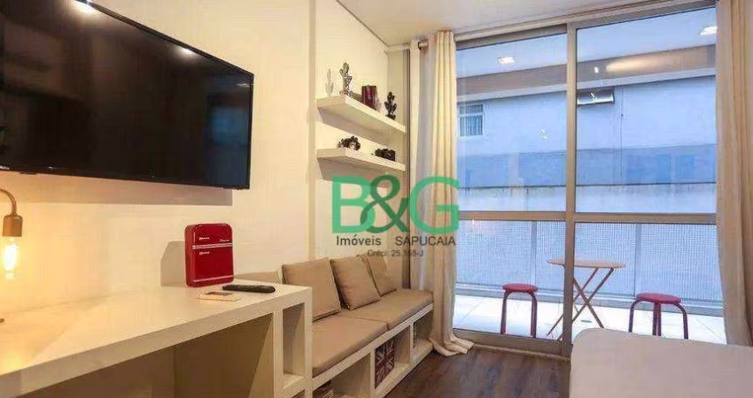 Studio com 1 dormitório à venda, 26 m² por R$ 369.000 - Consolação - São Paulo/SP