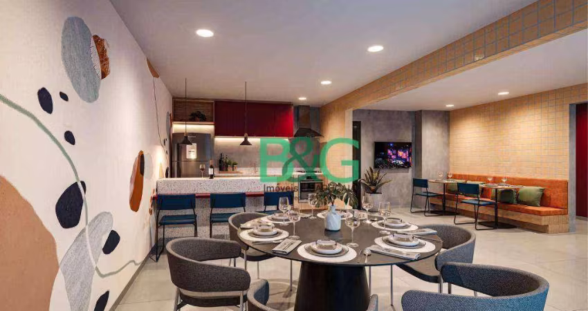 Studio com 1 dormitório à venda, 27 m² por R$ 242.875,59 - Campos Elíseos - São Paulo/SP