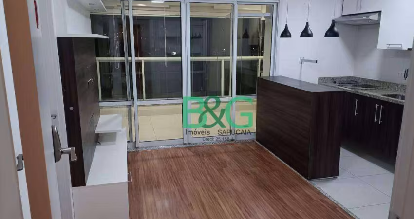 Apartamento com 1 dormitório, 43 m² - venda por R$ 565.000 ou aluguel por R$ 3.839/mês - Campo Belo - São Paulo/SP