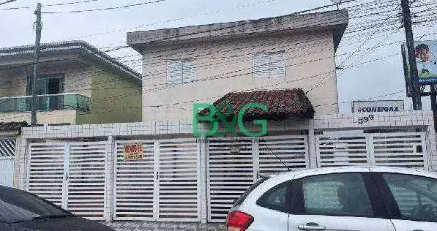 Casa com 3 dormitórios à venda, 43 m² por r$ 188.007,72 - vila margarida - são vicente/sp