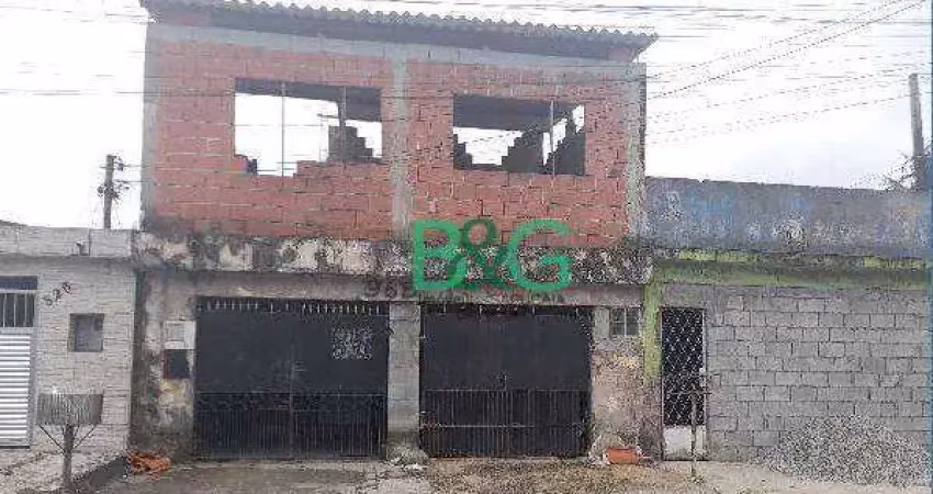 Casa com 2 dormitórios à venda, 72 m² por R$ 138.916,67 - Parque das Bandeiras - São Vicente/SP