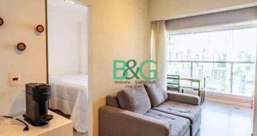 Apartamento com 1 dormitório à venda, 33 m² por r$ 617.000,00 - campo belo - são paulo/sp
