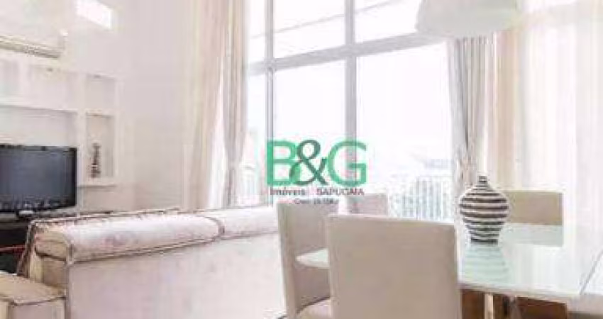 Apartamento com 1 dormitório à venda, 108 m² por R$ 1.895.430,00 - Cidade Monções - São Paulo/SP