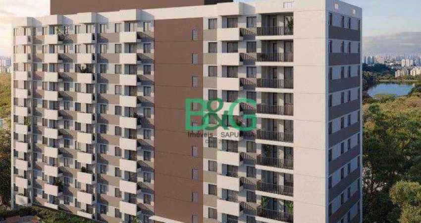 Apartamento com 2 dormitórios à venda, 39 m² por R$ 298.980,00 - City América - São Paulo/SP