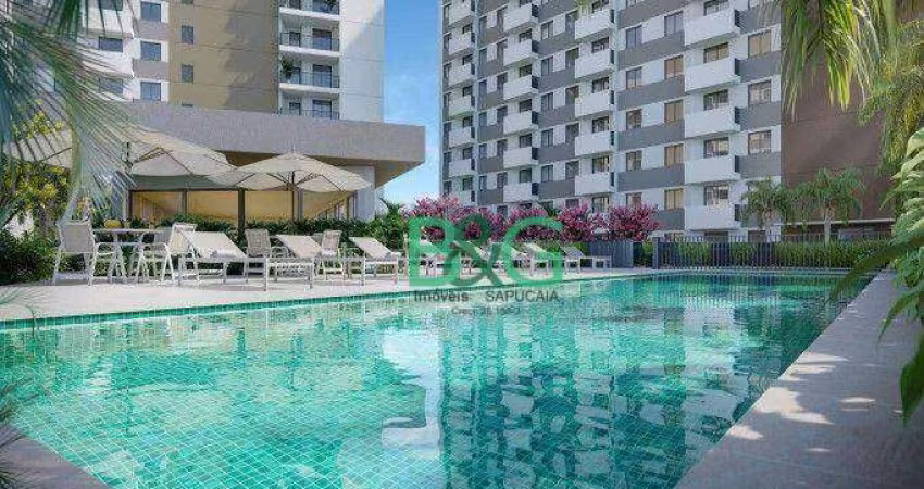 Apartamento com 2 dormitórios à venda, 46 m² por R$ 491.458,34 - City América - São Paulo/SP