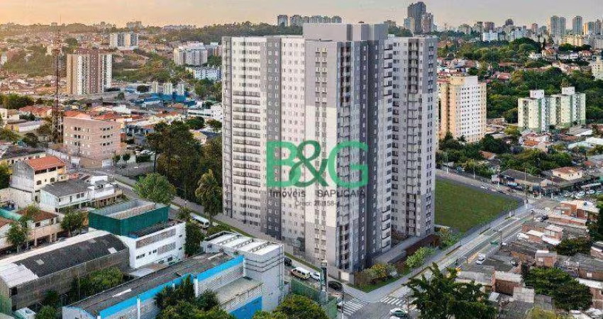 Apartamento com 2 dormitórios à venda, 34 m² por R$ 237.600,00 - Vila Indiana - São Paulo/SP