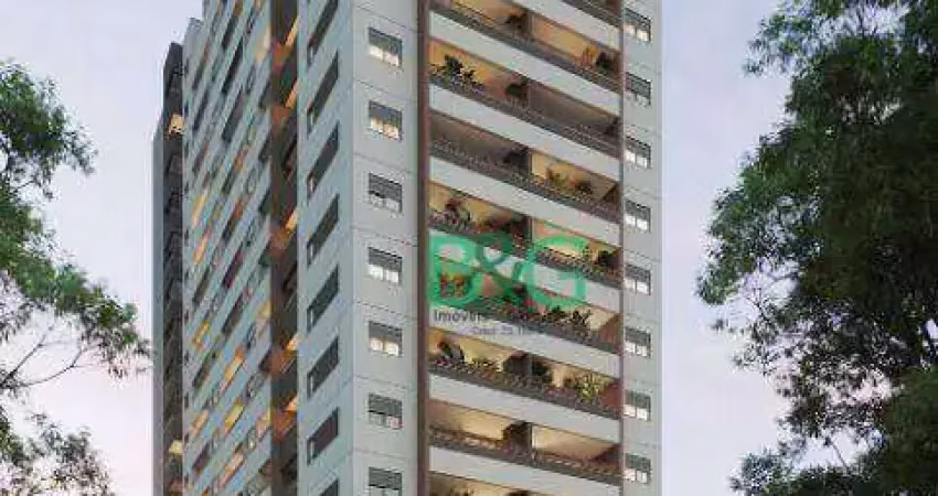 Studio com 1 dormitório à venda, 28 m² por r$ 305.769,10 - parque imperial - são paulo/sp