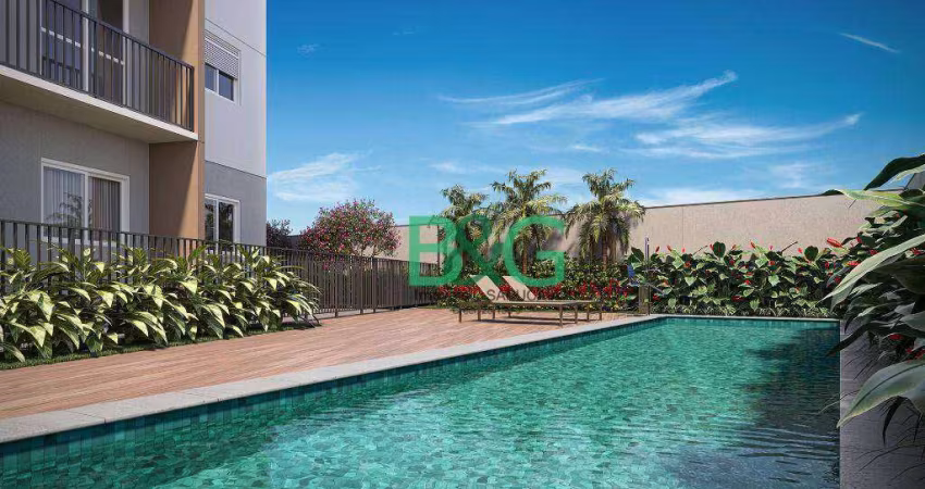 Apartamento com 2 dormitórios à venda, 37 m² por R$ 280.566,00 - Santo Amaro - São Paulo/SP