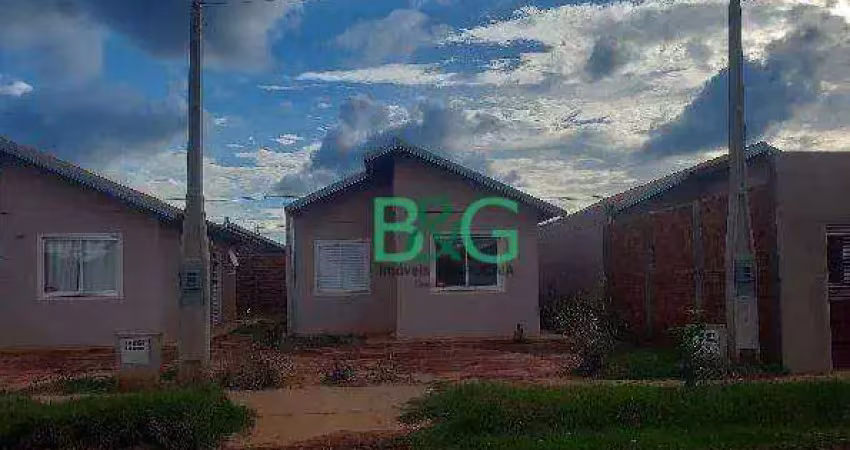 Casa com 2 dormitórios à venda, 43 m² por R$ 84.892,14 - Centro - Araçatuba/SP