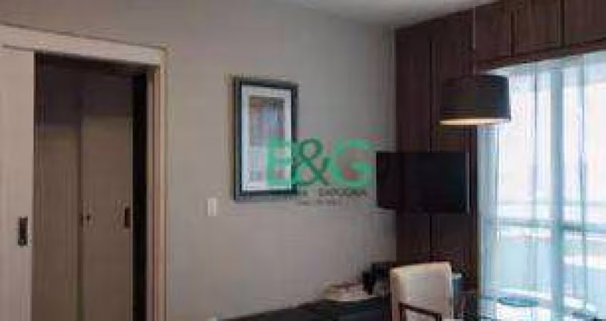 Apartamento com 1 dormitório à venda, 46 m² por R$ 669.000 - Brooklin Paulista - São Paulo/SP