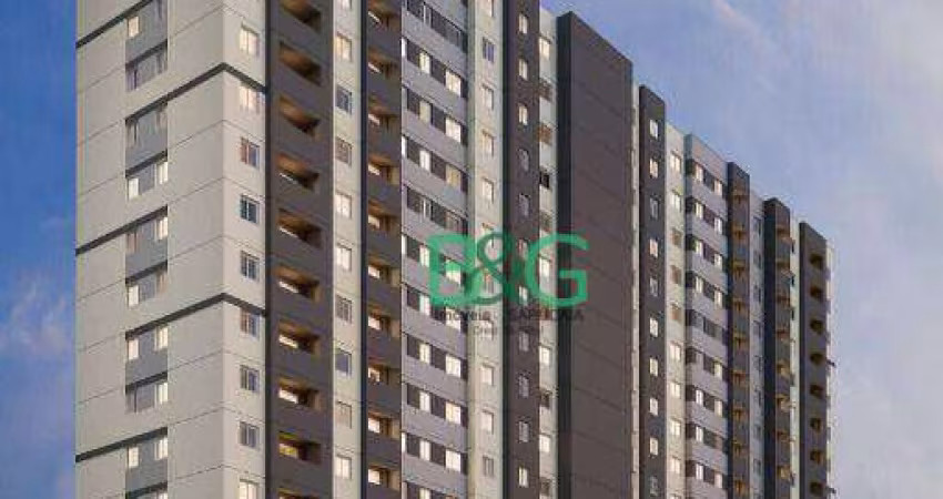 Apartamento com 2 dormitórios à venda, 36 m² por R$ 322.778,00 - Várzea da Barra Funda - São Paulo/SP