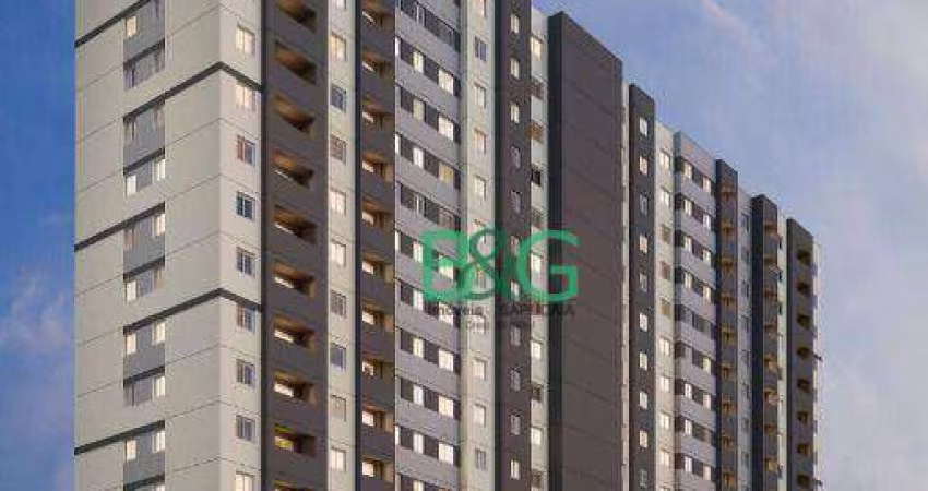 Apartamento com 2 dormitórios à venda, 34 m² por R$ 301.385,00 - Várzea da Barra Funda - São Paulo/SP
