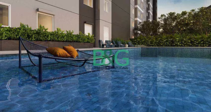 Apartamento à venda, 37 m² por r$ 354.618,00 - vila firmiano pinto - são paulo/sp