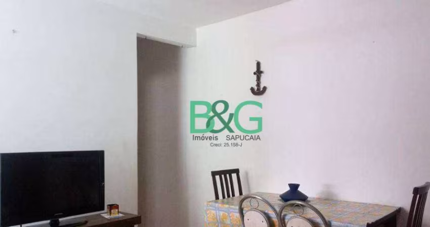 Apartamento com 1 dormitório à venda, 55 m² por R$ 234.042,00 - Aviação - Praia Grande/SP